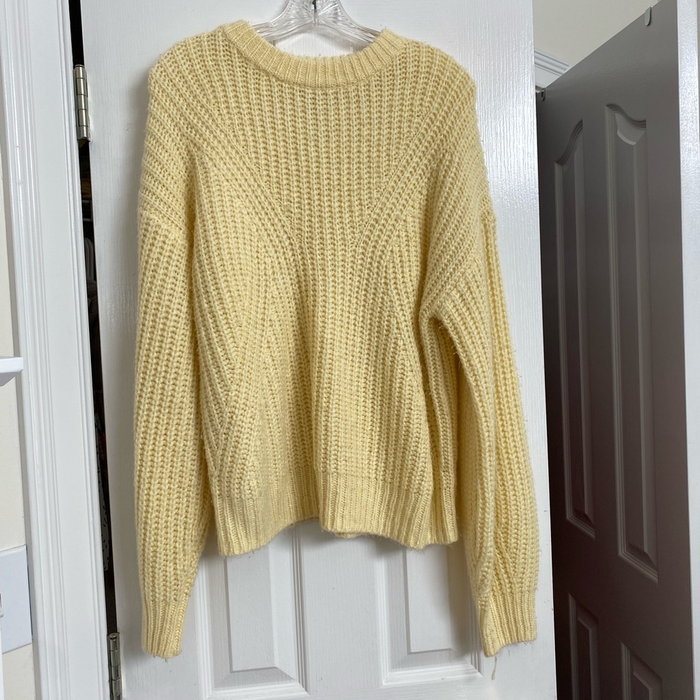American Eagle Oversized Yellow Sweater